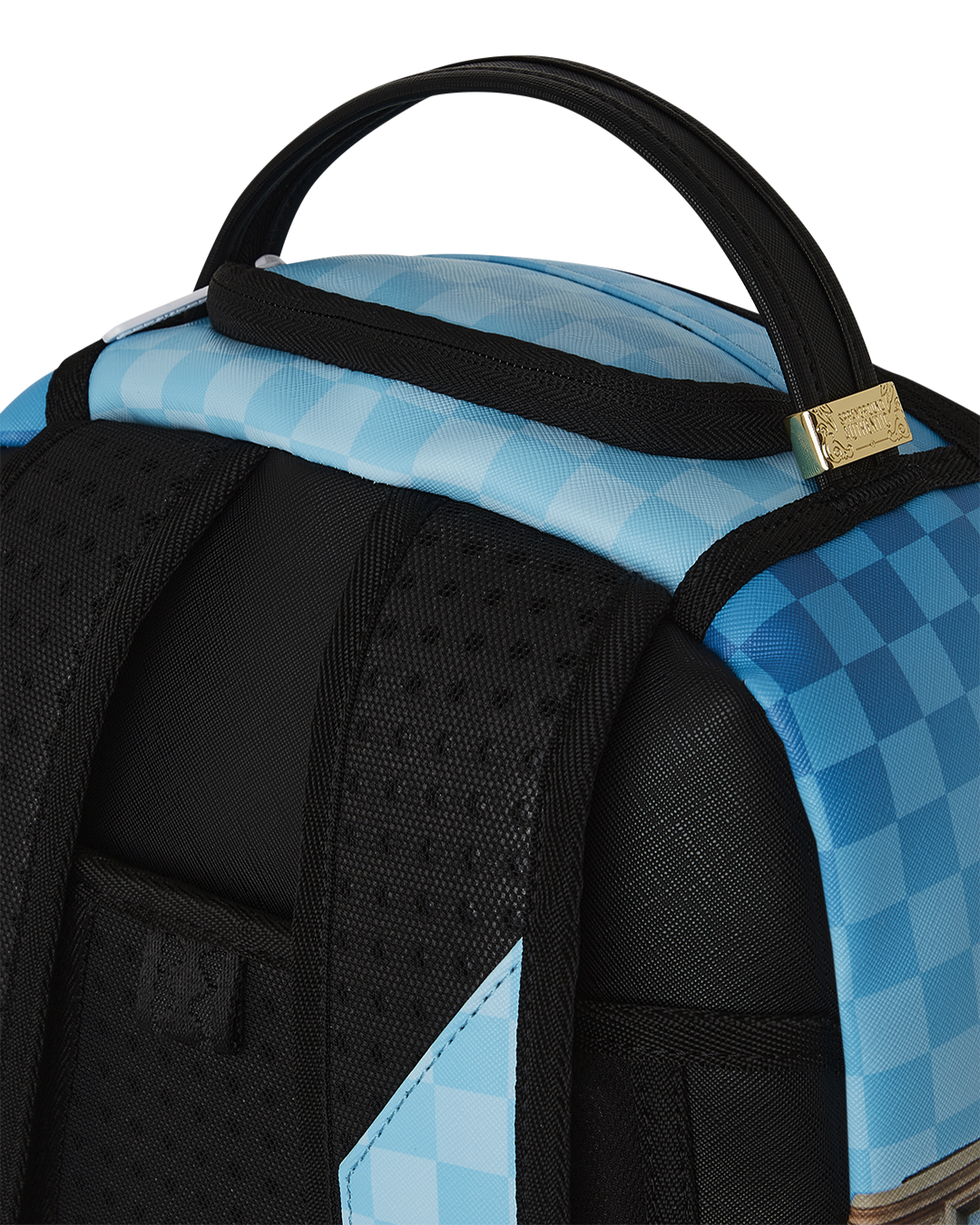 Back view displaying ergonomic mesh padding and adjustable straps for daily use