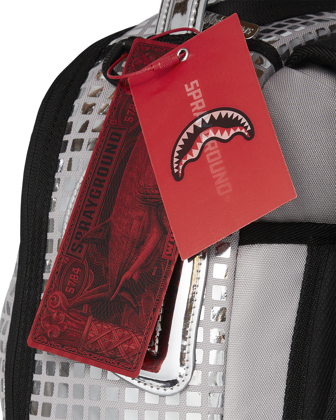Back view of the mens leather backpack highlighting adjustable straps.