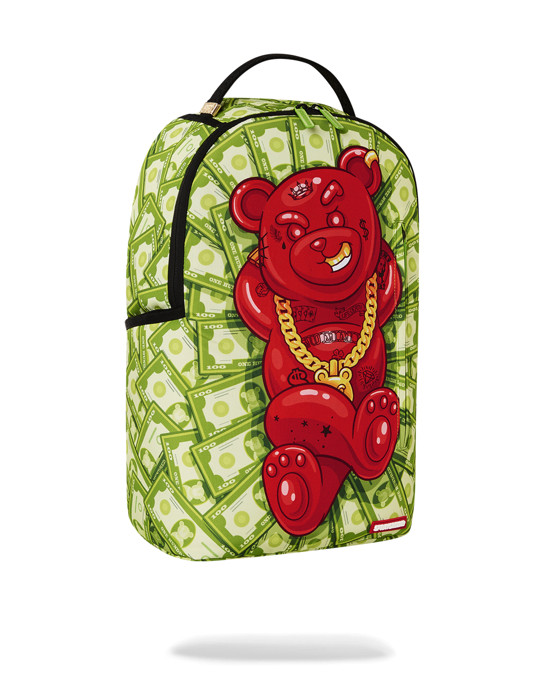 Side view of the stylish Diablo Dinero DLXSR backpack with side pockets and adjustable straps