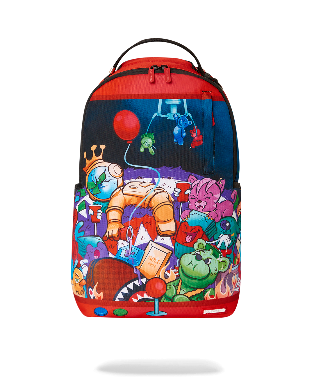 Travelaire Deluxe Backpack for women, front view with multiple pockets