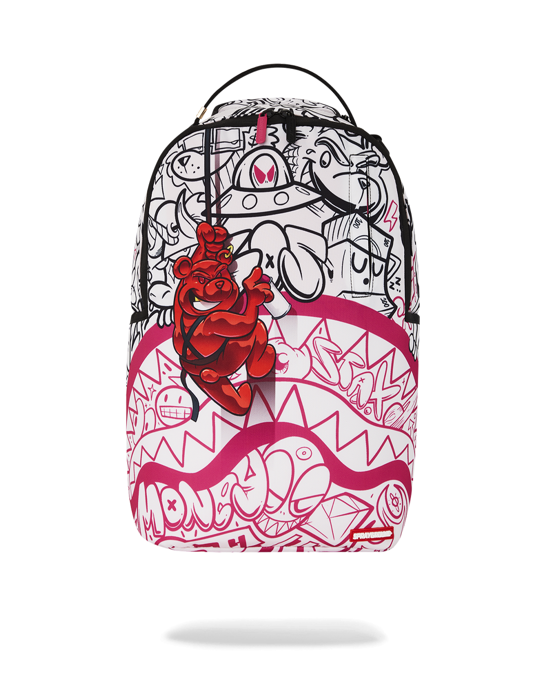 Side view of the Diablo Art Critique DLXSR designer backpack highlighting its modern design and side pockets