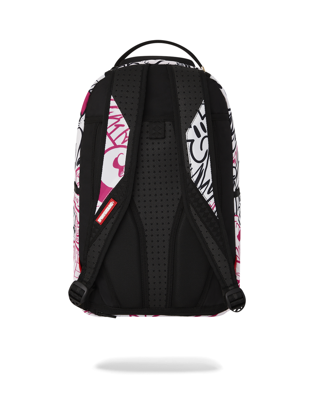 Diablo Deluxe Sprayground backpack with adjustable straps and side pockets.