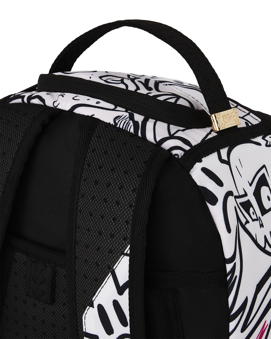 Interior view of the laptop compartment in the Diablo Deluxe backpack.