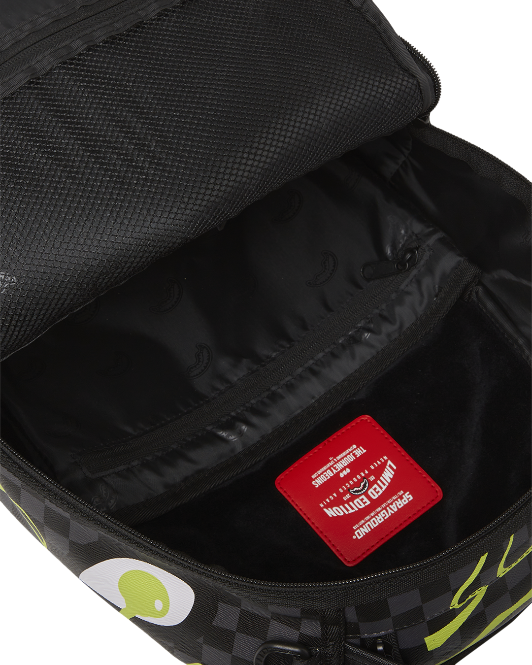 Back view showing ergonomic mesh padding and adjustable straps