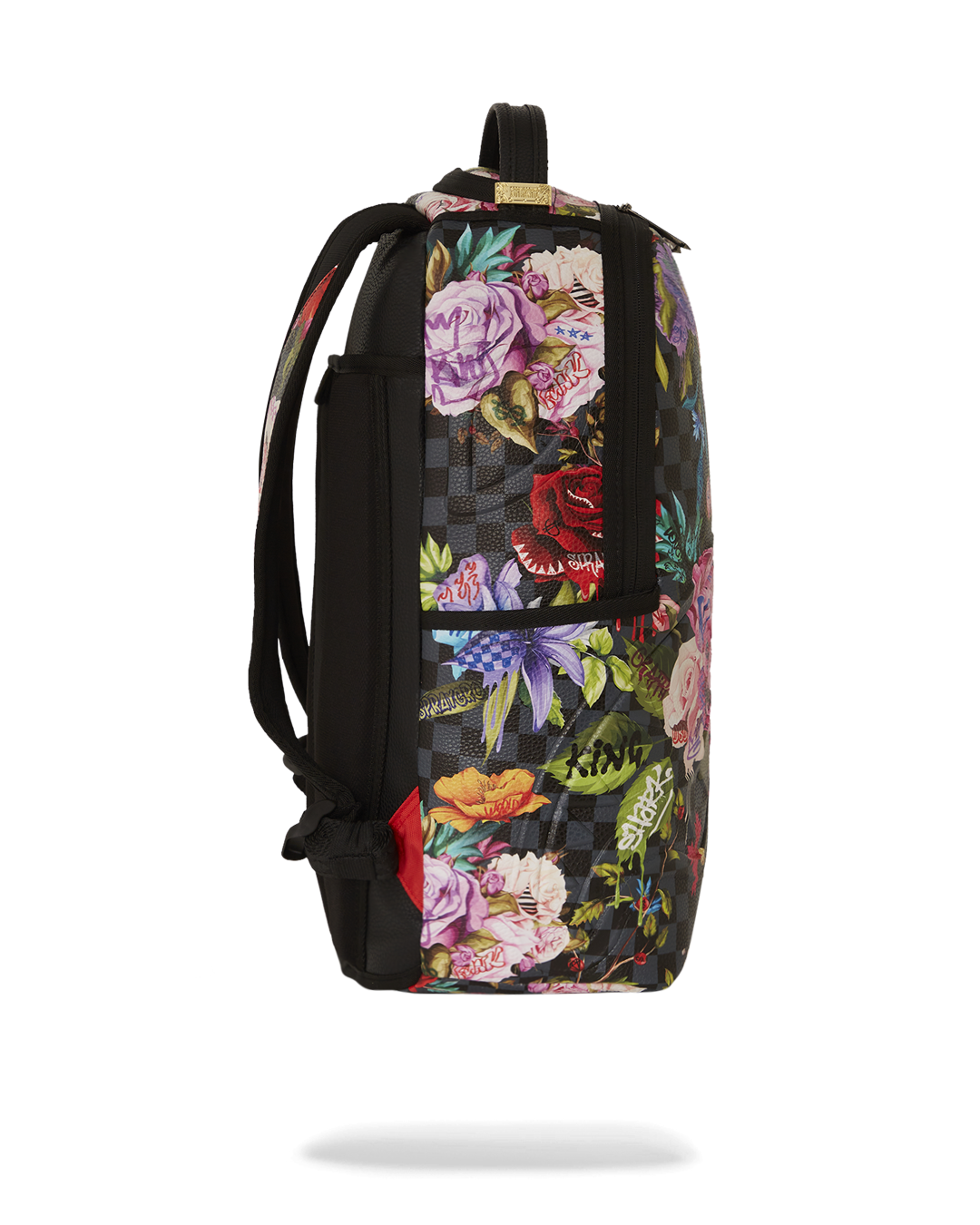 Interior showing separate laptop sleeve and mesh organizer pocket for travel essentials