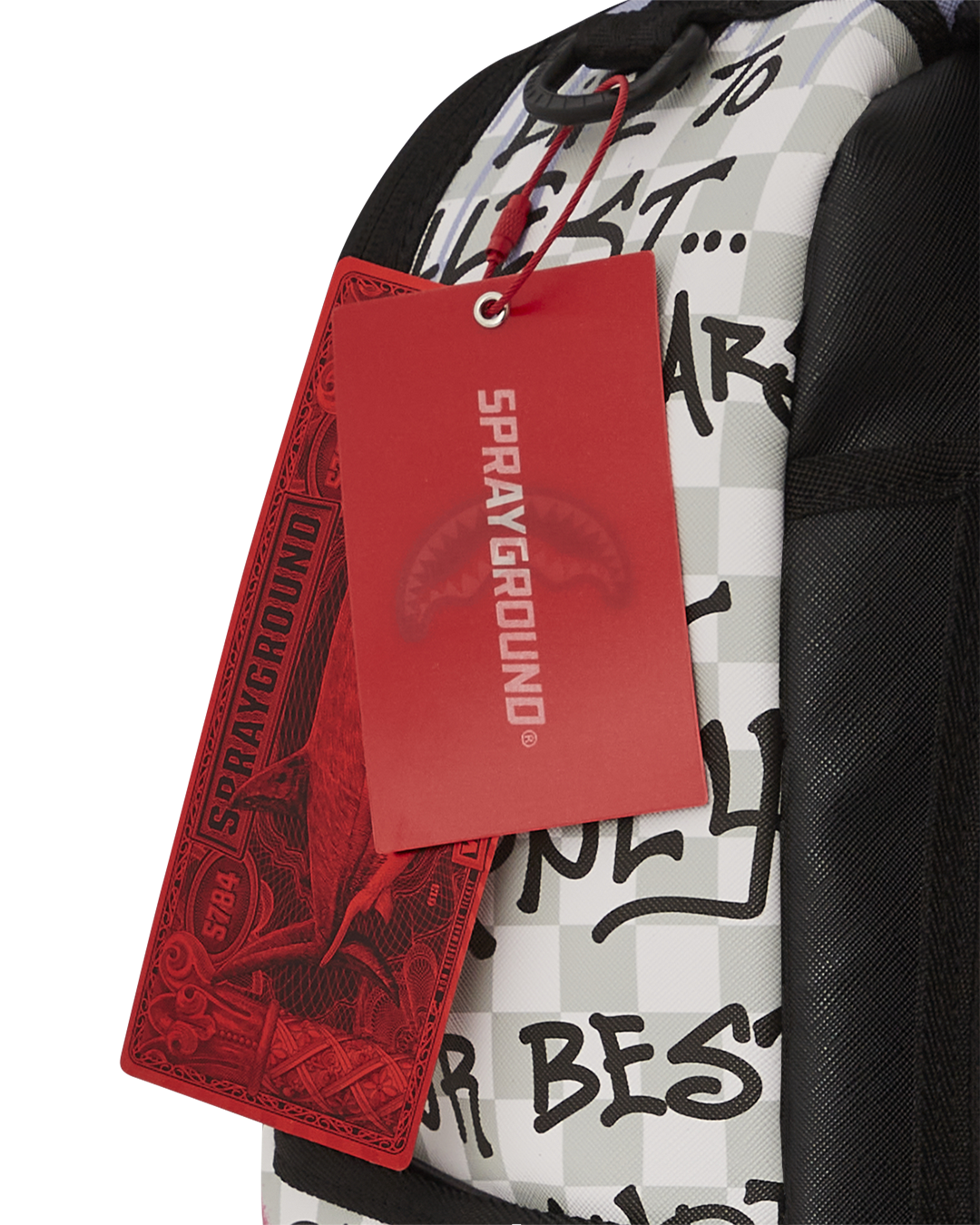 Side view showing adjustable straps and side pockets of the backpack
