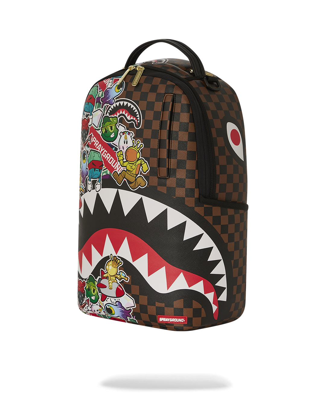 Side view of mens backpack showing adjustable straps and sleek profile.