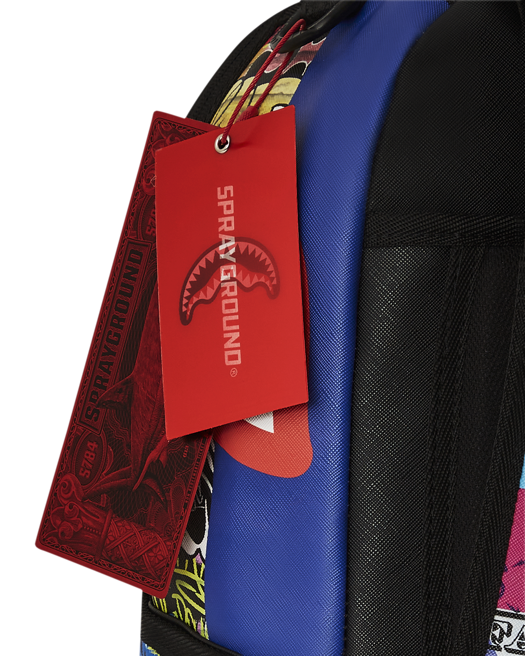 Faux leather travel backpack with ergonomic back padding and adjustable straps.