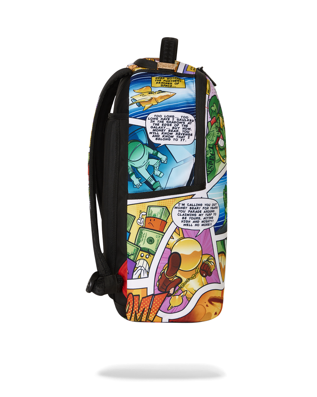 Sprayground Ignition DLXSR Backpack in use, showcasing ergonomic mesh back