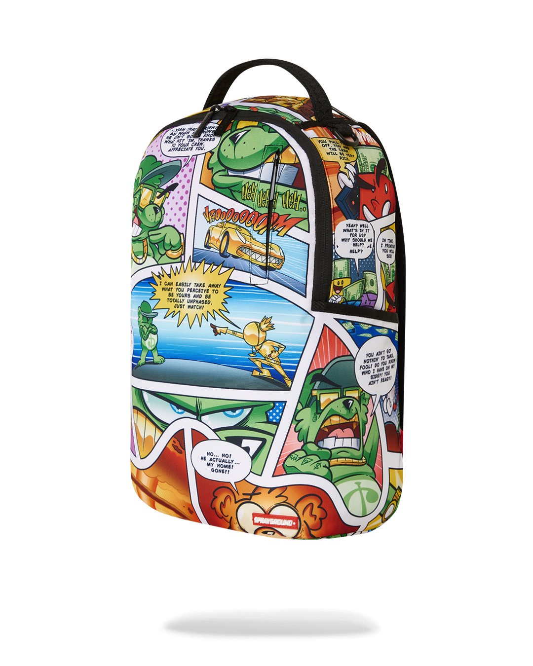 Sprayground DLXSR Backpack - side view highlighting durable 900D polyester fabric