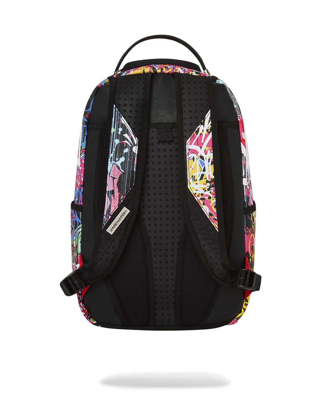 Back view showing the slide-through sleeve for easy luggage attachment.
