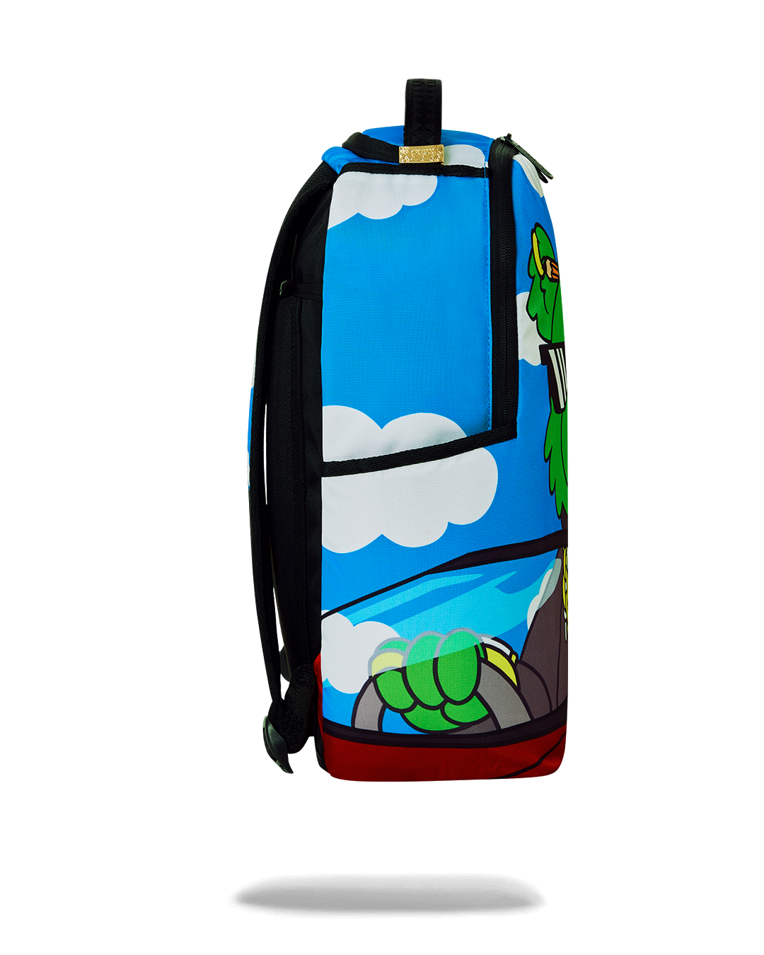 Interior view of the Cool Backpack with laptop compartment and organizer.