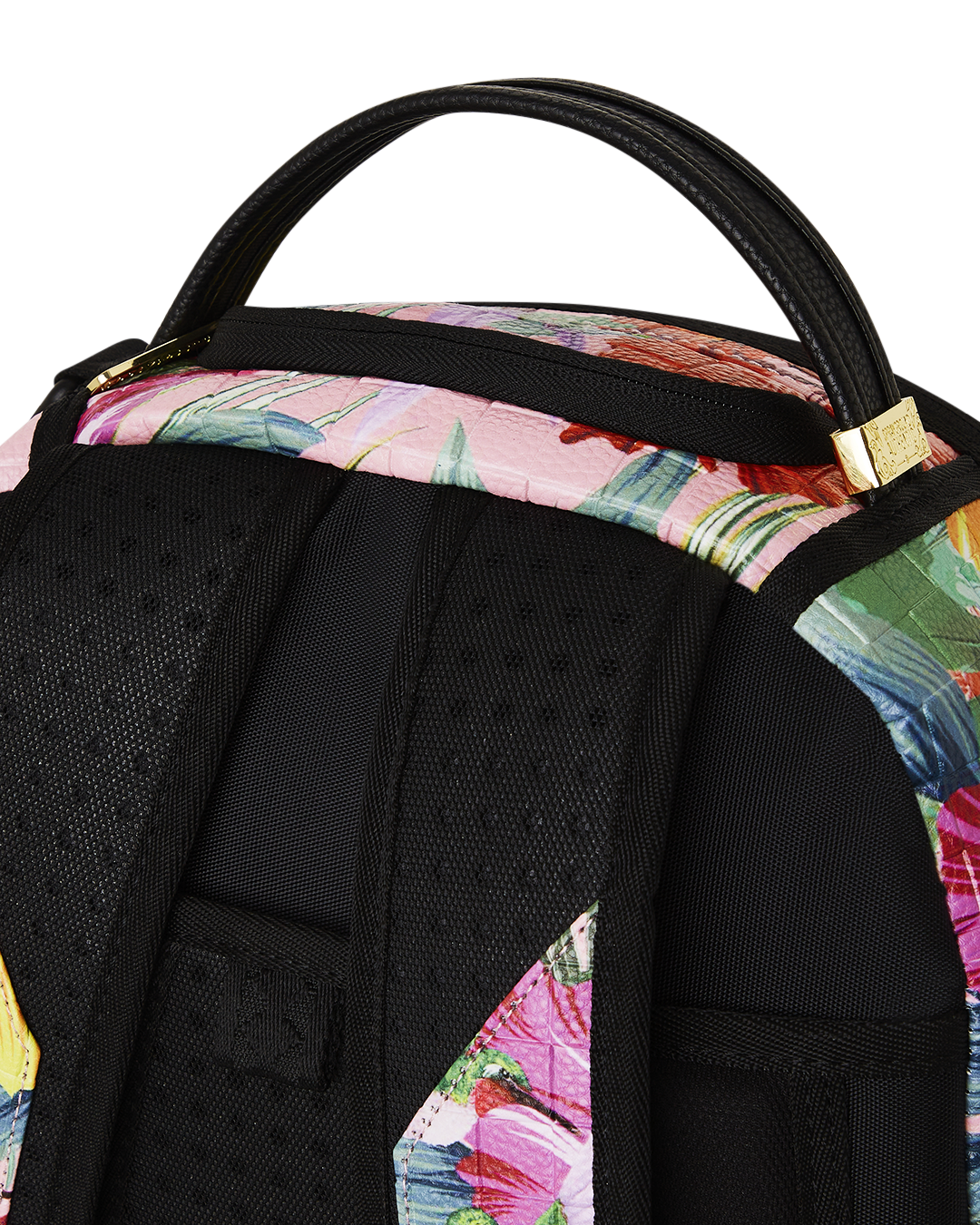 Backpacks ergonomic mesh back padding and adjustable straps provide comfort for mens leather backpack users.