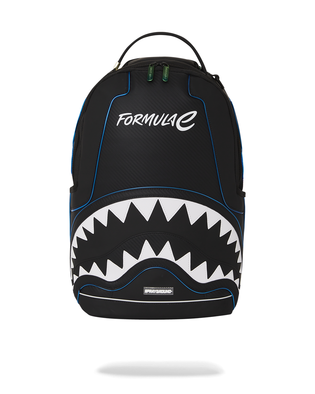Back view showing adjustable straps and ergonomic design of the backpack.