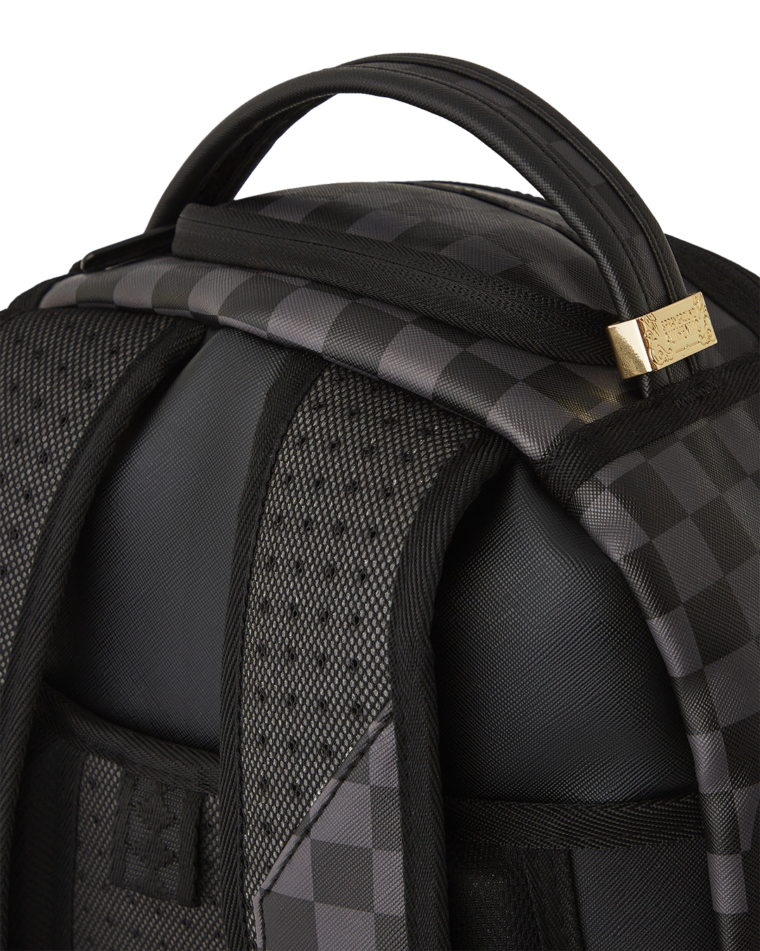 Back angle showing ergonomic mesh padding and adjustable straps for urban commuters
