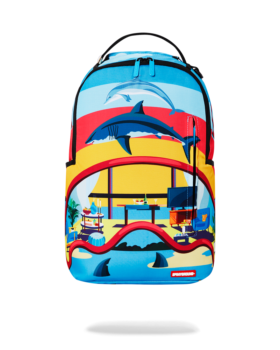 Front view of the ErgoPro Deluxe Backpack showcasing its sleek design.