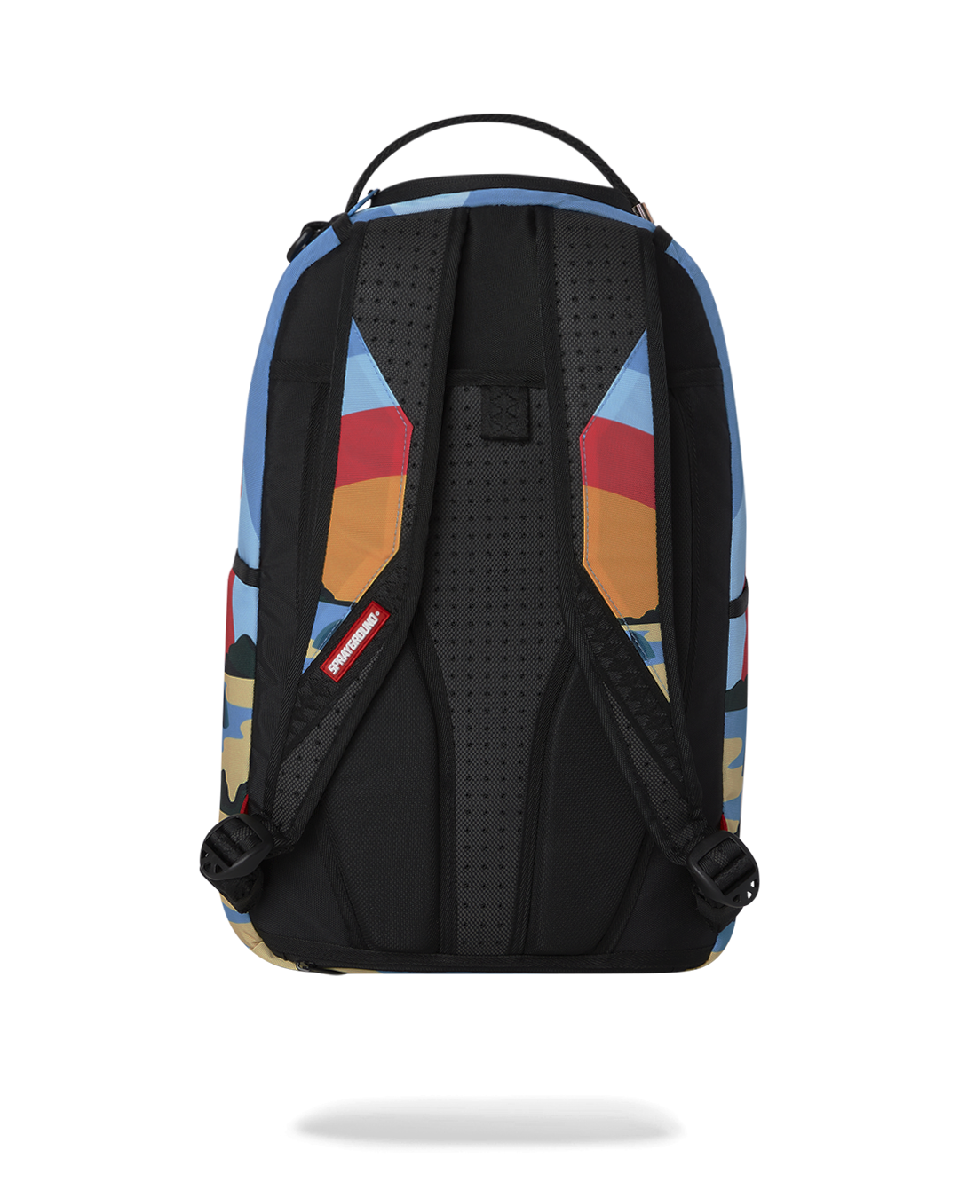 Front view of the ErgoPro Deluxe Backpack showcasing its sleek design.