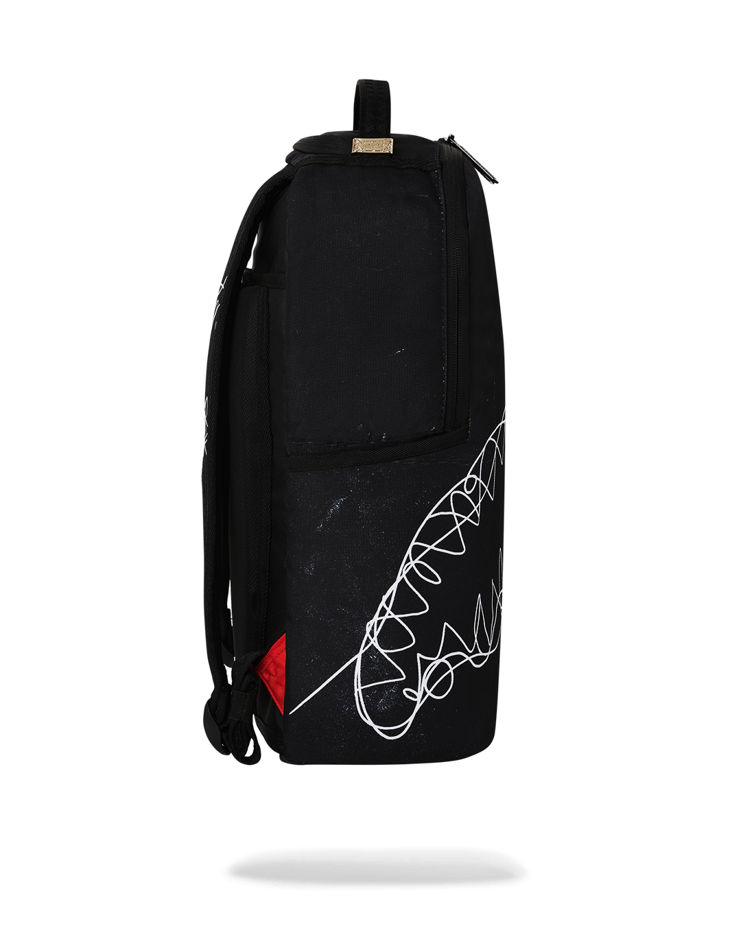 Side view highlighting adjustable straps and ergonomic back padding.