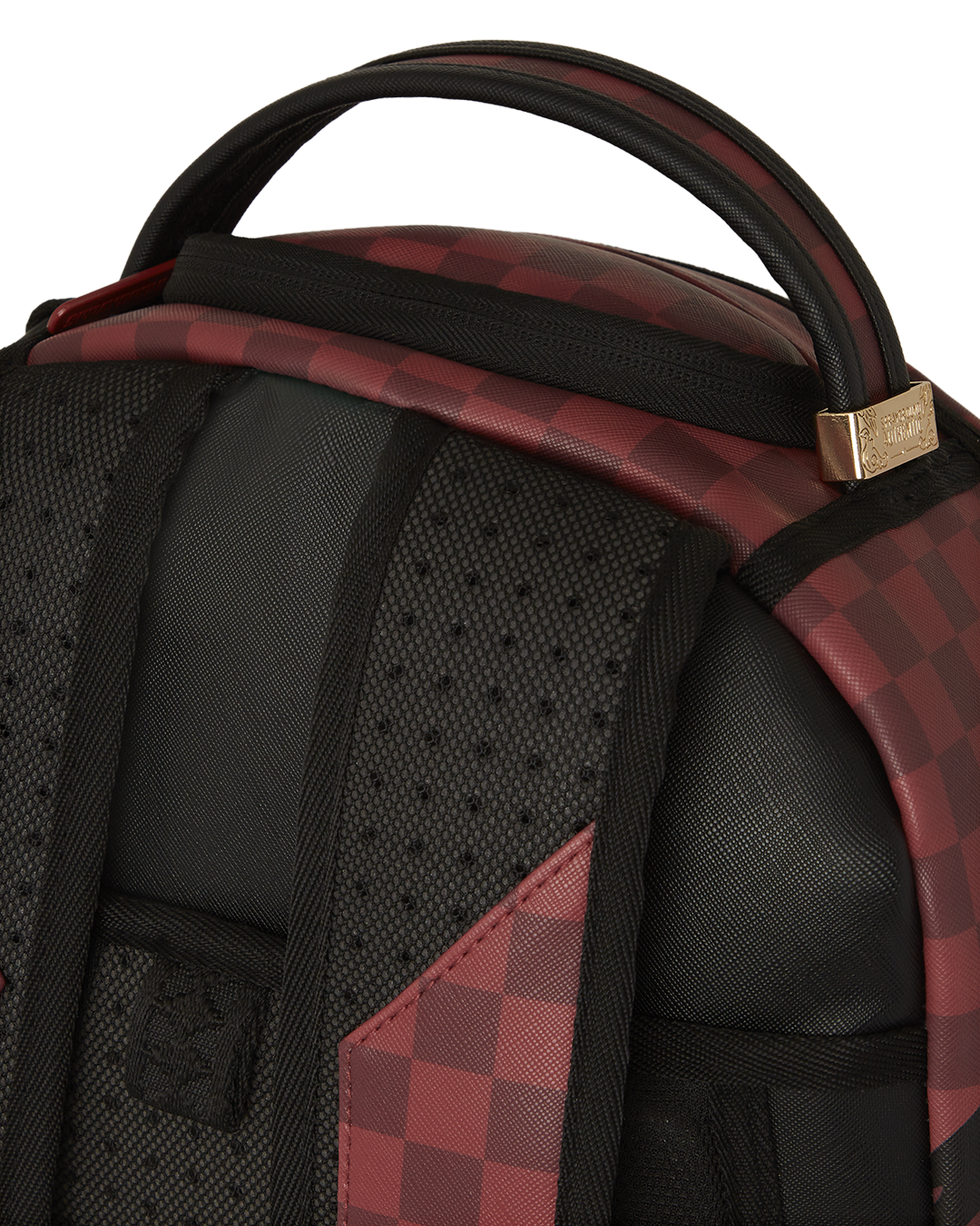 Interior of the stylish laptop bag highlighting the velour laptop compartment.