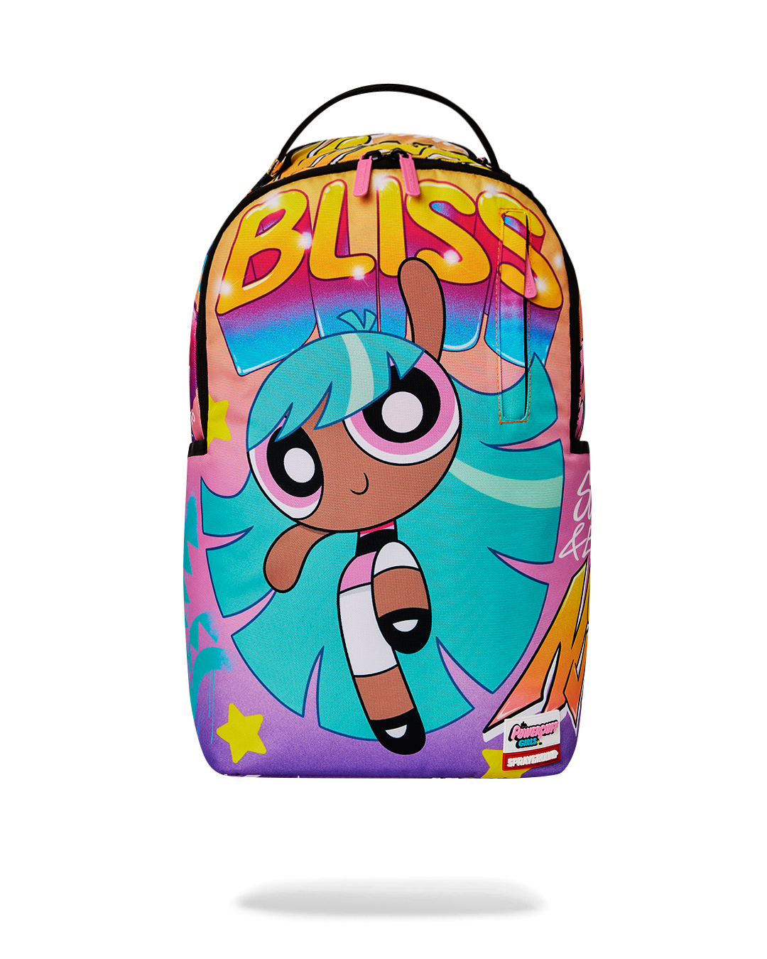 Powerpuff Girls Bliss All Day backpack with ergonomic mesh back padding and adjustable straps