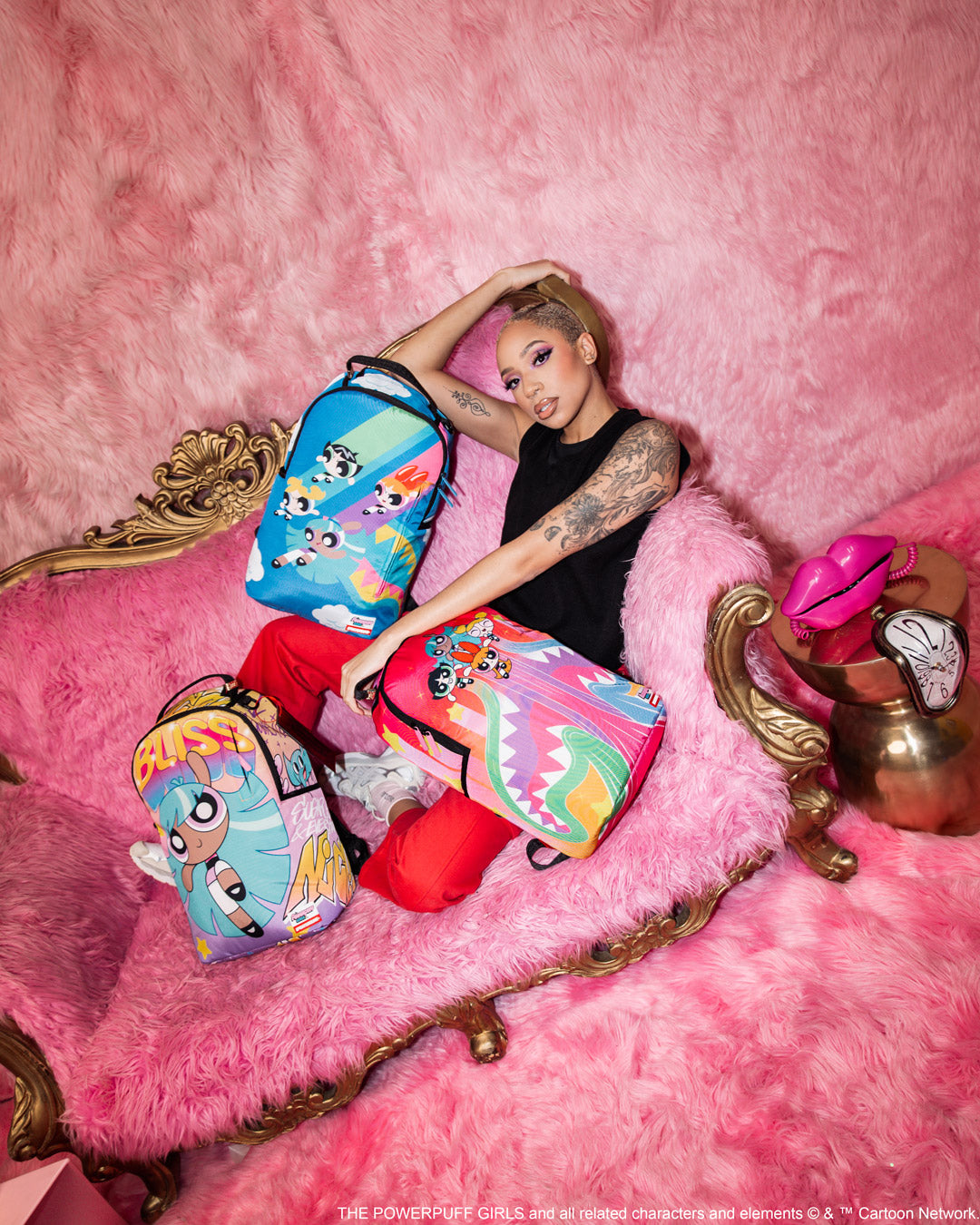 Powerpuff Girls Bliss All Day backpack with ergonomic mesh back padding and adjustable straps