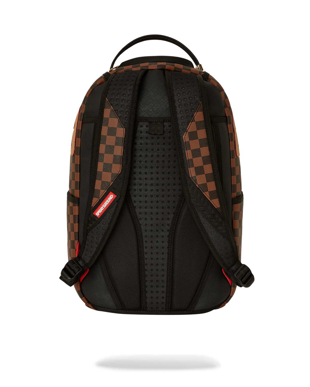 Henny Victory backpack worn over a trench coat in urban setting