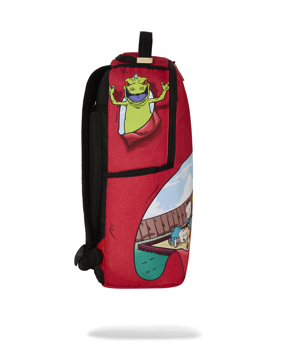 Sprayground Shark backpack limited edition - connected to carry-on luggage