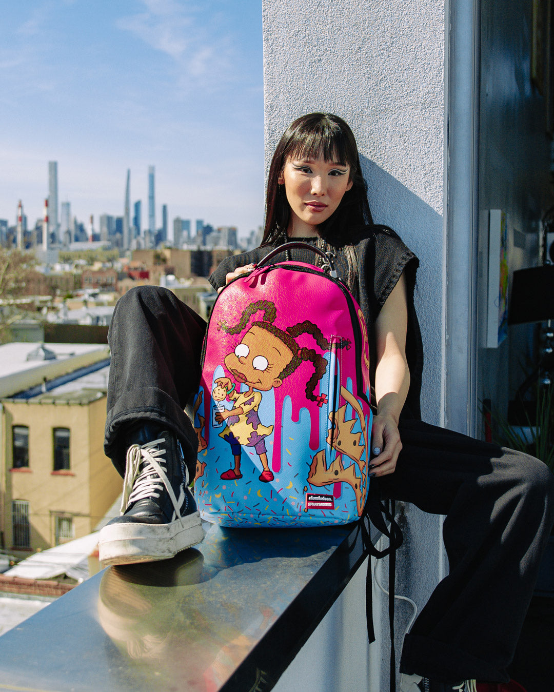 Sprayground RUGRATS SUSIE ART CLASS backpack with multiple pockets and compartments
