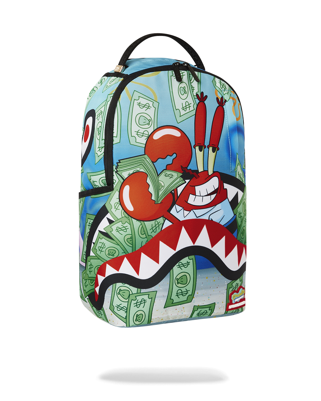 Limited Edition Sprayground Backpack - back view with ergonomic mesh padding