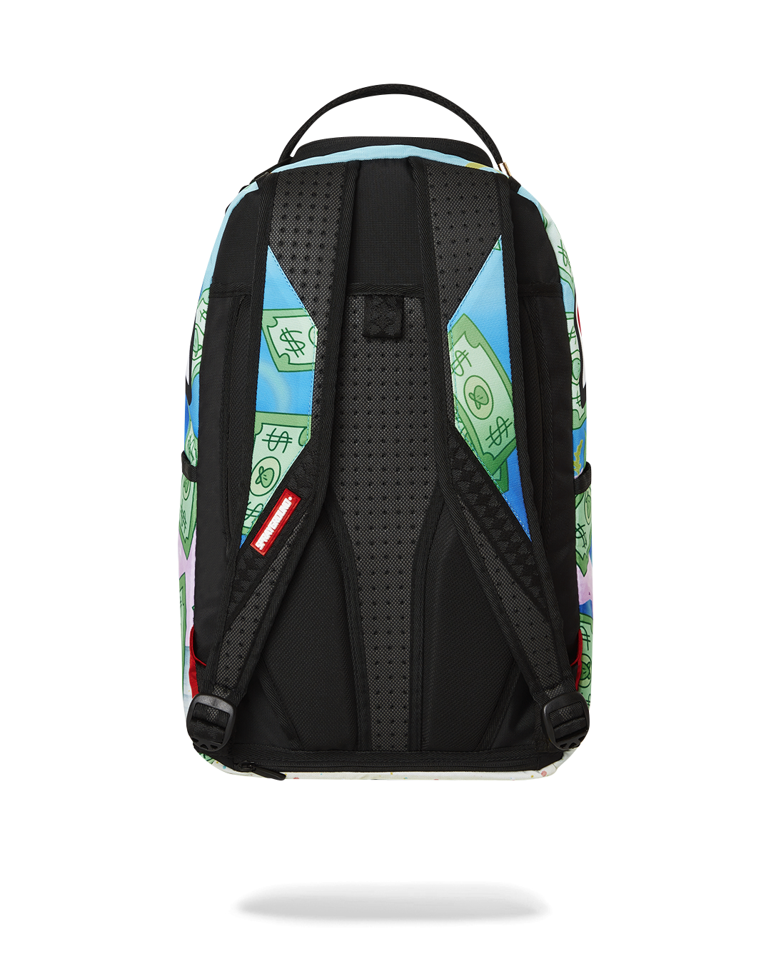 Sprayground Backpack Pink - front view with zipper pocket