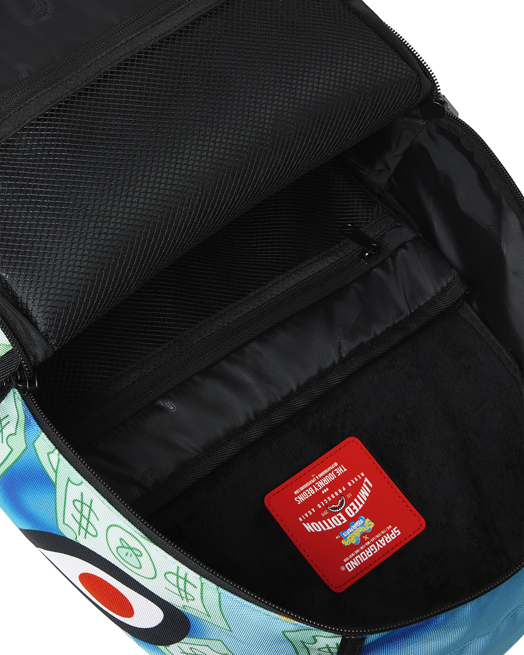 MR. KRABS ACCOUNTS PAYABLE DLXSR Backpack - side pockets and adjustable straps