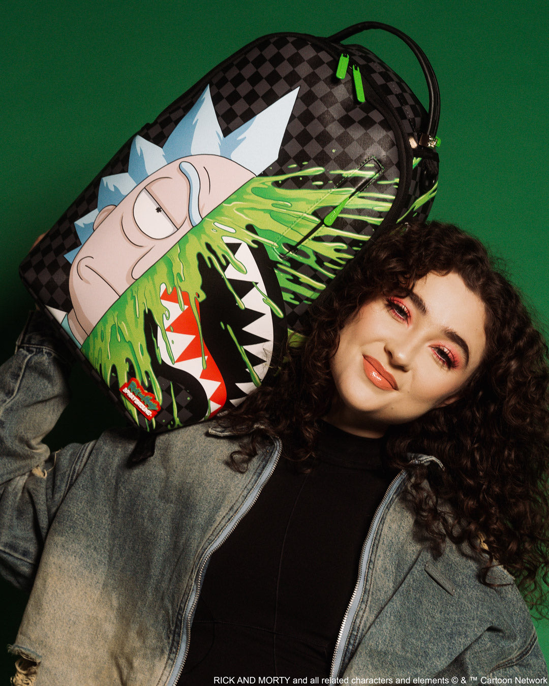 Sprayground BrainsHark backpack with multiple compartments and ergonomic mesh back