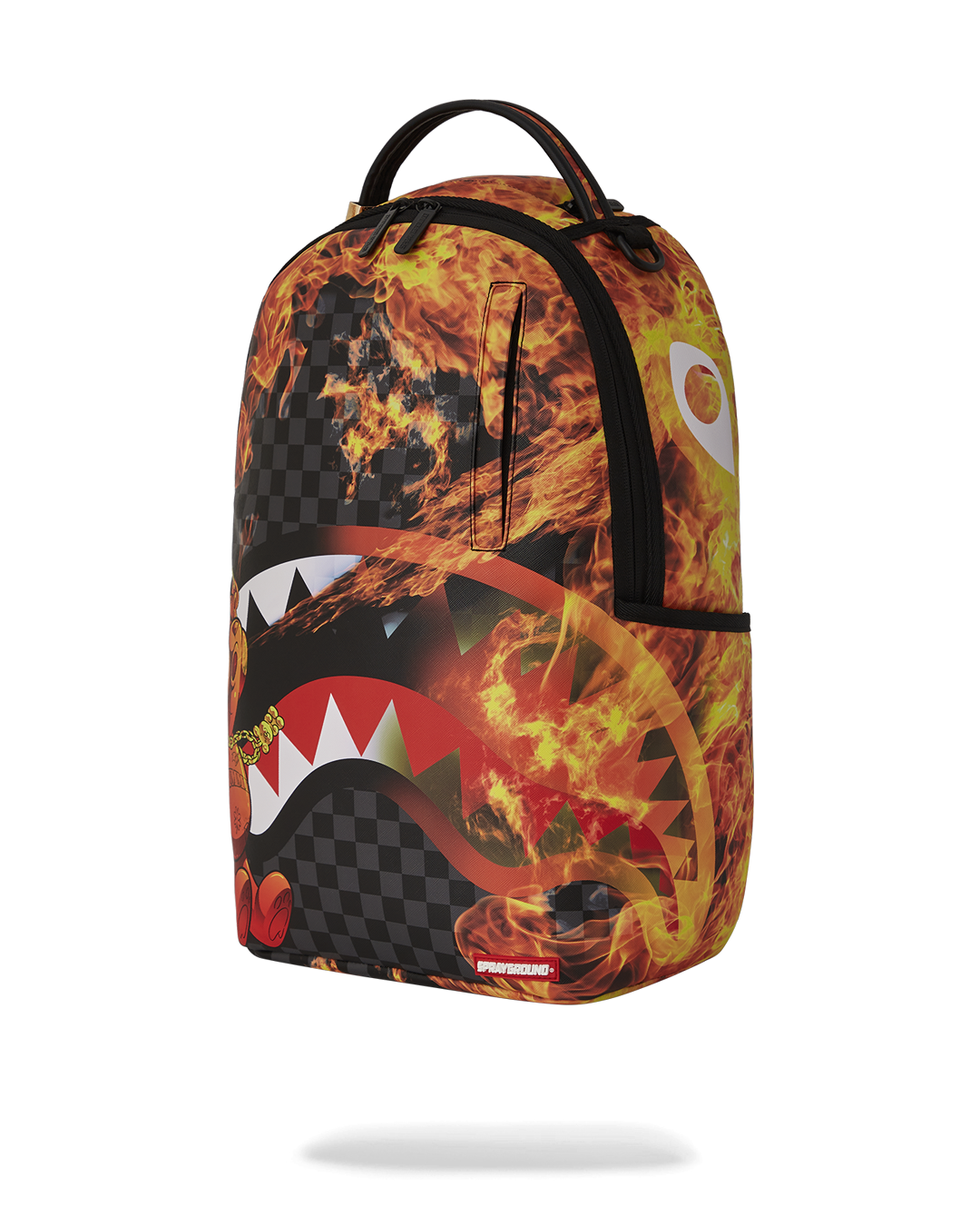 Backpack worn casually, highlighting ergonomic padding and adjustable straps.