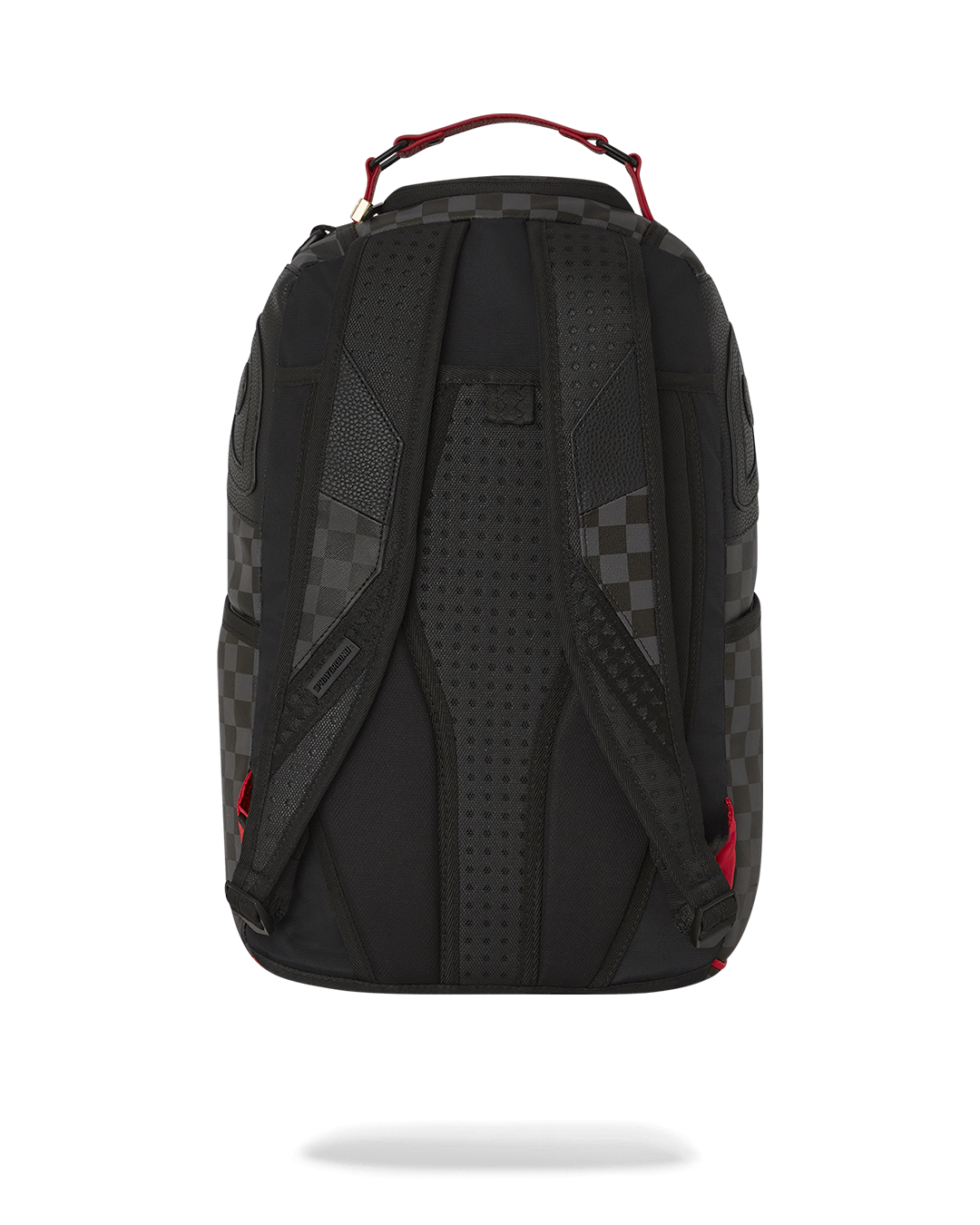 Monaco Shark Club leather backpack front view with multiple pockets
