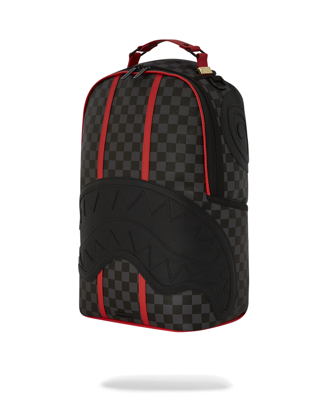 Monaco Shark Club leather backpack being used as a mens leather backpack for daily commute