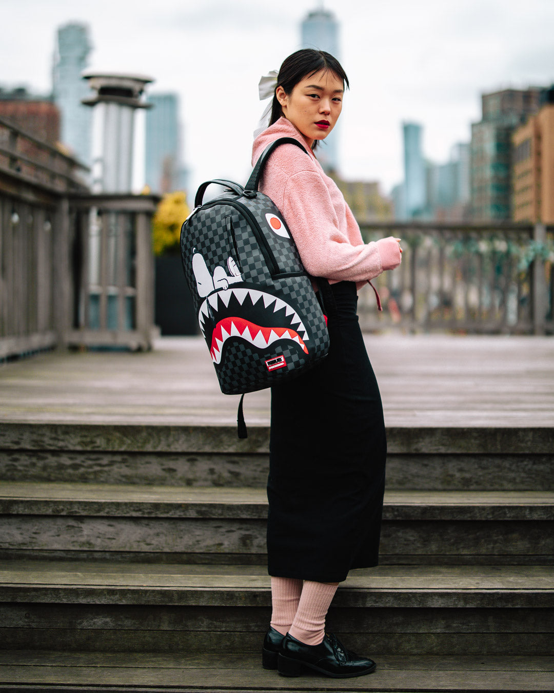 Backpacks front zipper pocket and side pockets for easy access to essentials