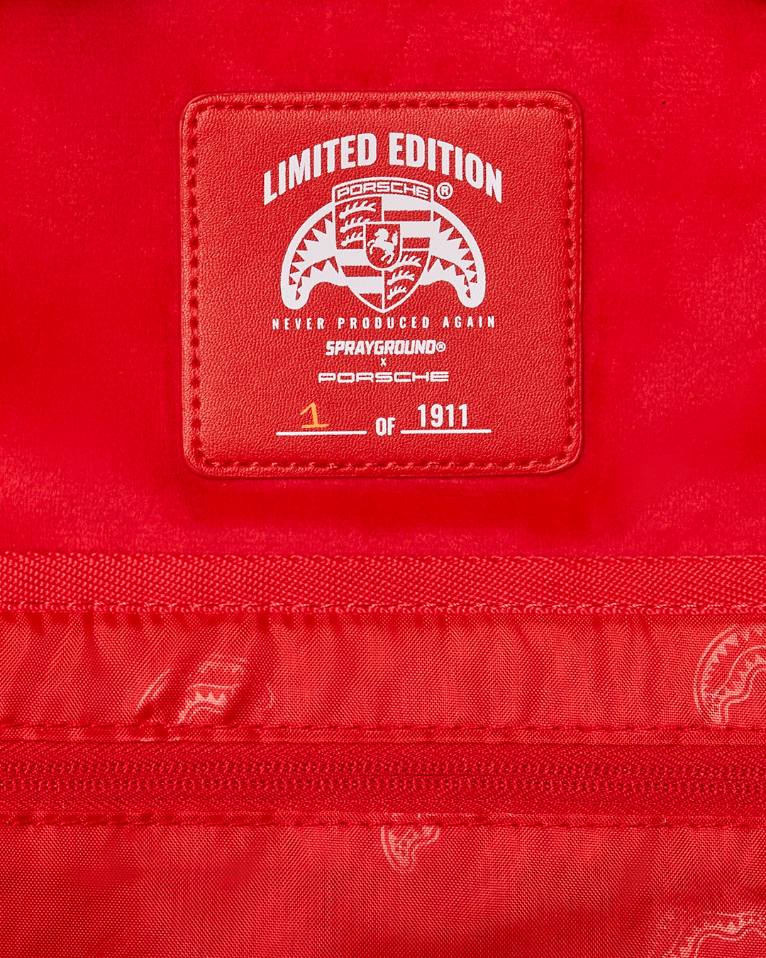 Exclusive Porsche Design luxury laptop backpack with comic design and ergonomic back padding