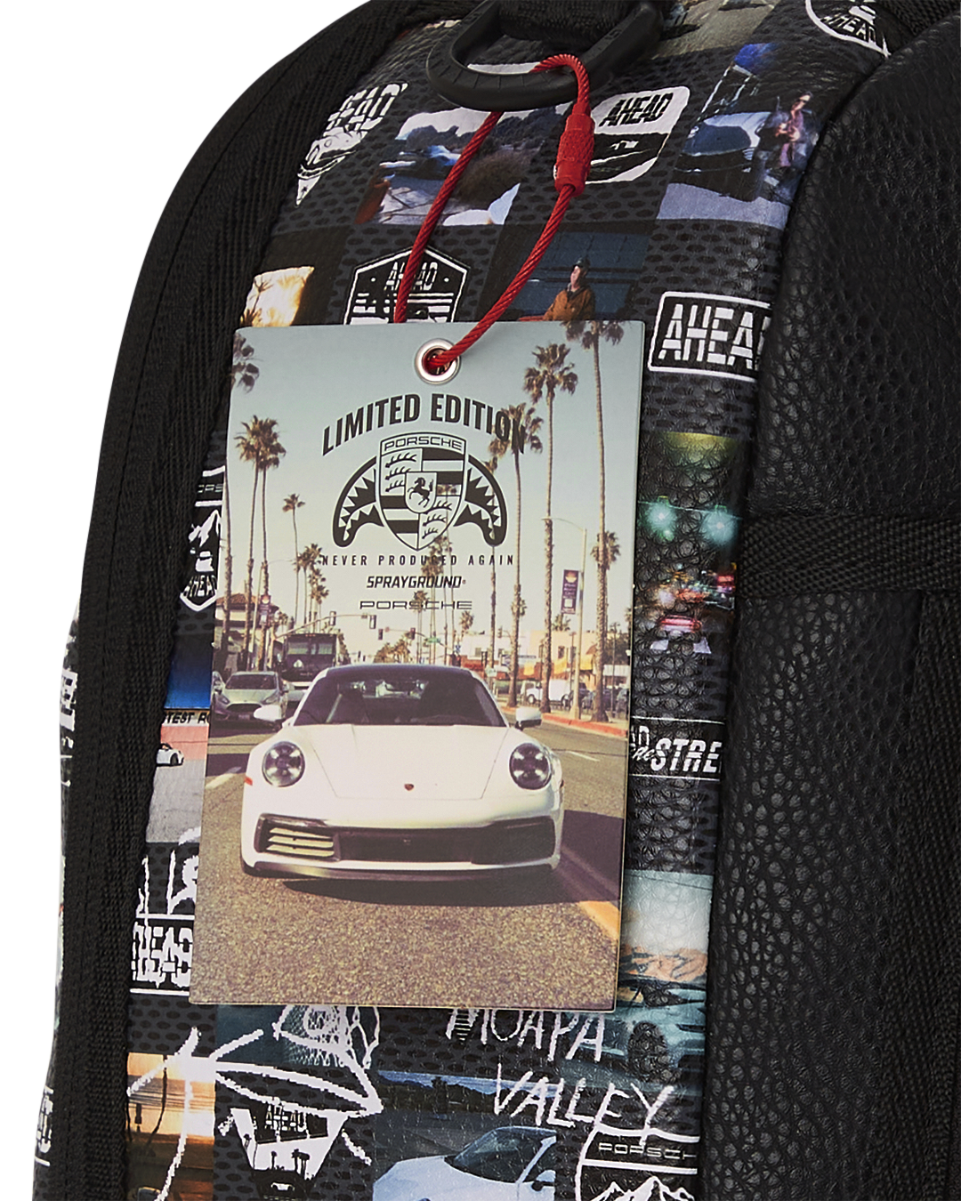 Porsche Design backpack with laptop compartment and velour sunglasses pocket