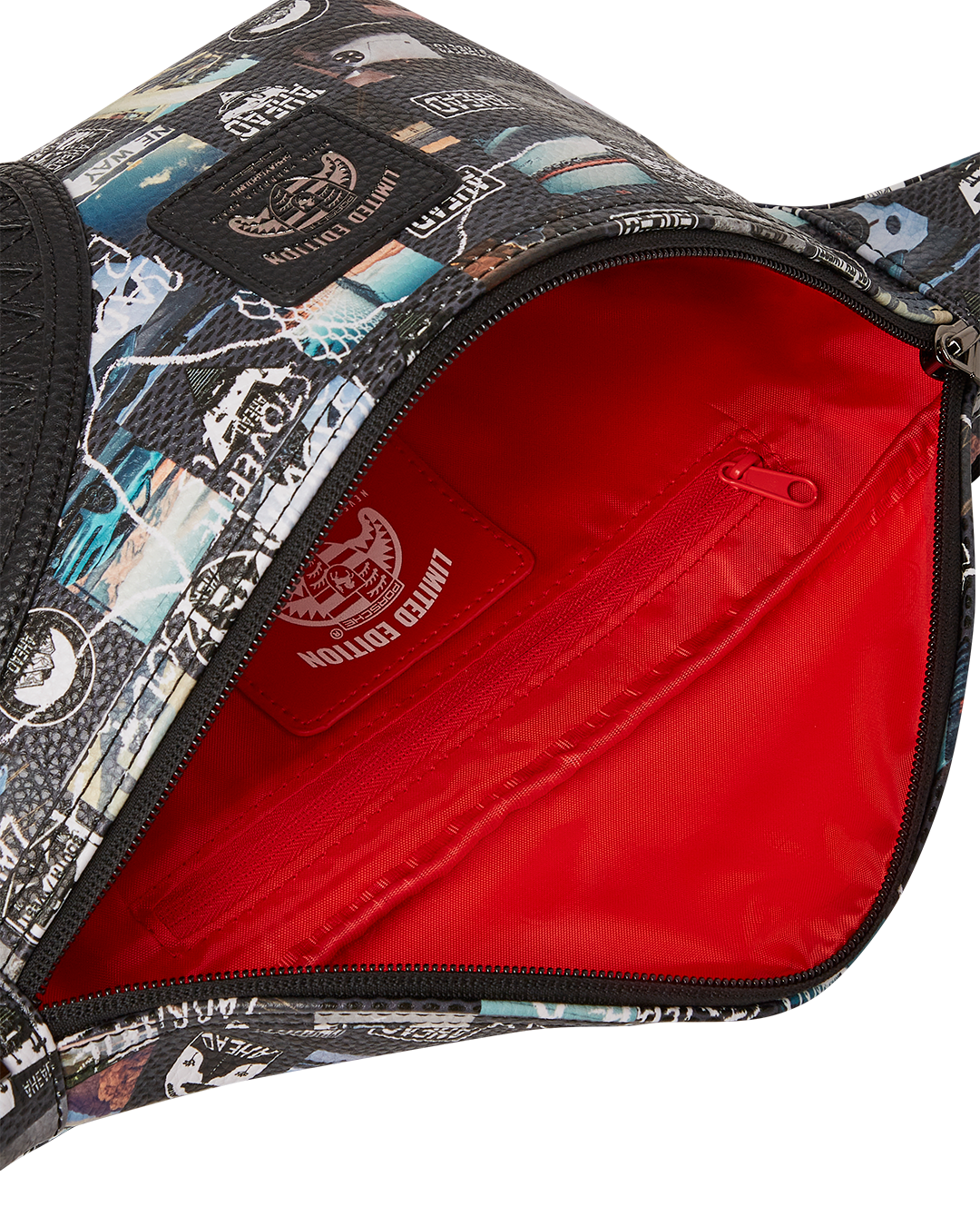 Sprayground Porsche Ahead Collab Limited Edition Crossbody Bag front view