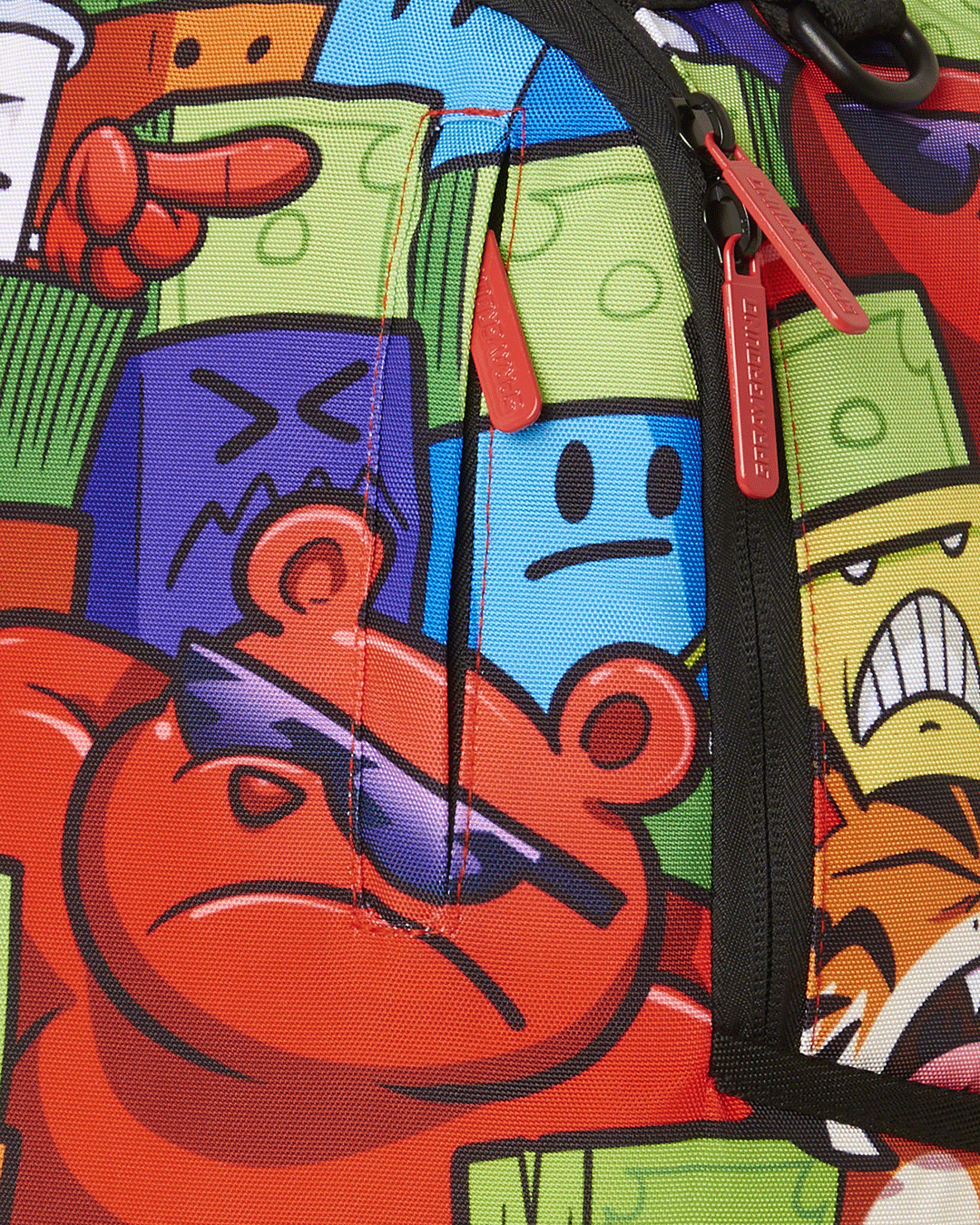 Sprayground Authentic Travel Backpack - back view with ergonomic mesh padding