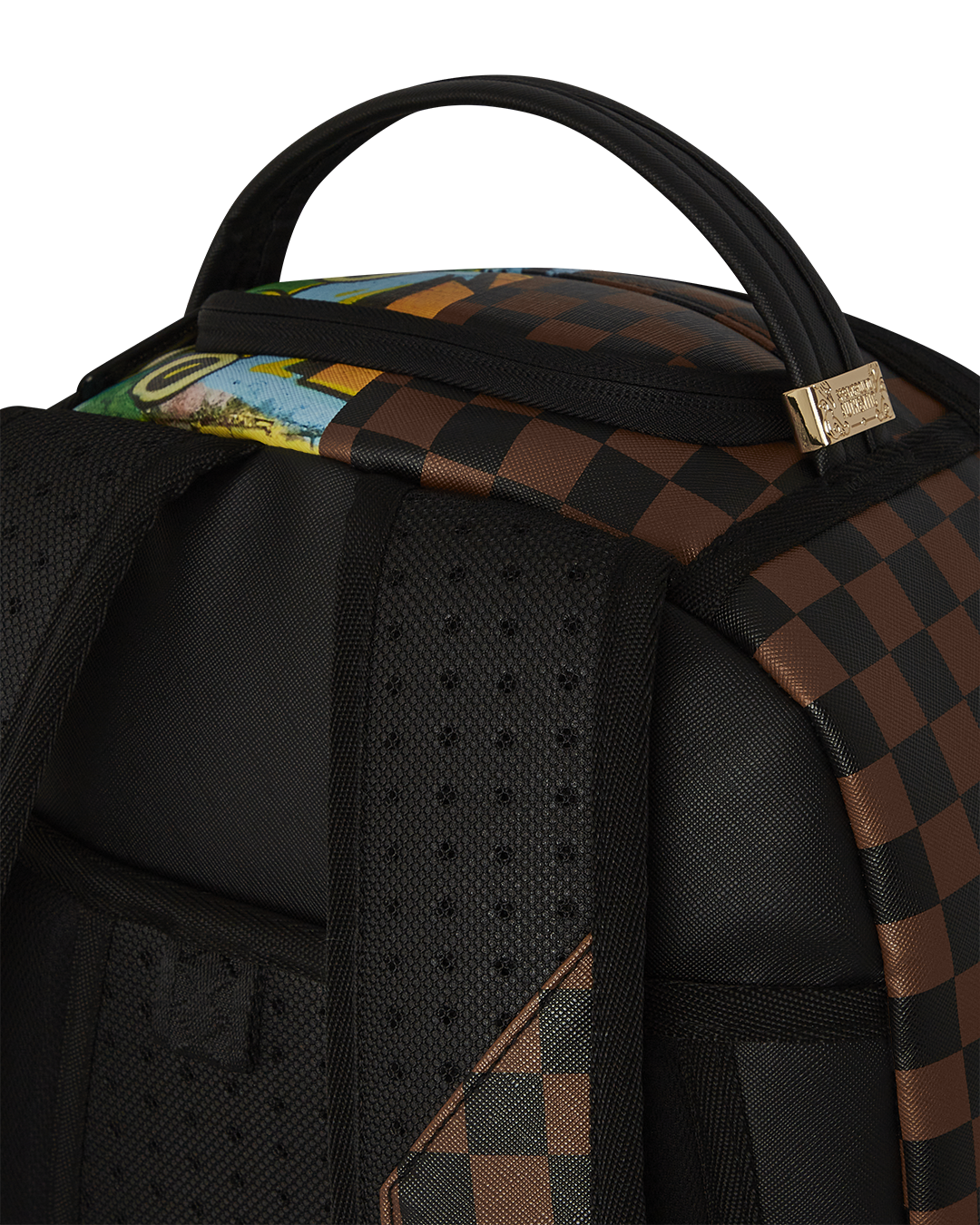 Side angle showing ergonomic mesh padding and adjustable straps for comfort