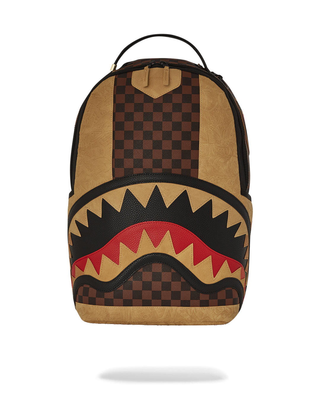 HENNY HERCULES travel backpack with faux leather exterior and multiple pockets