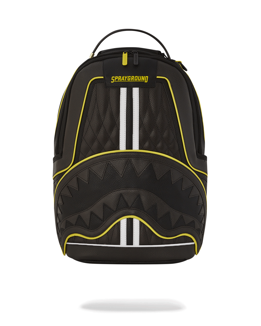 Sprayground backpack pink with ergonomic mesh padding and side pockets