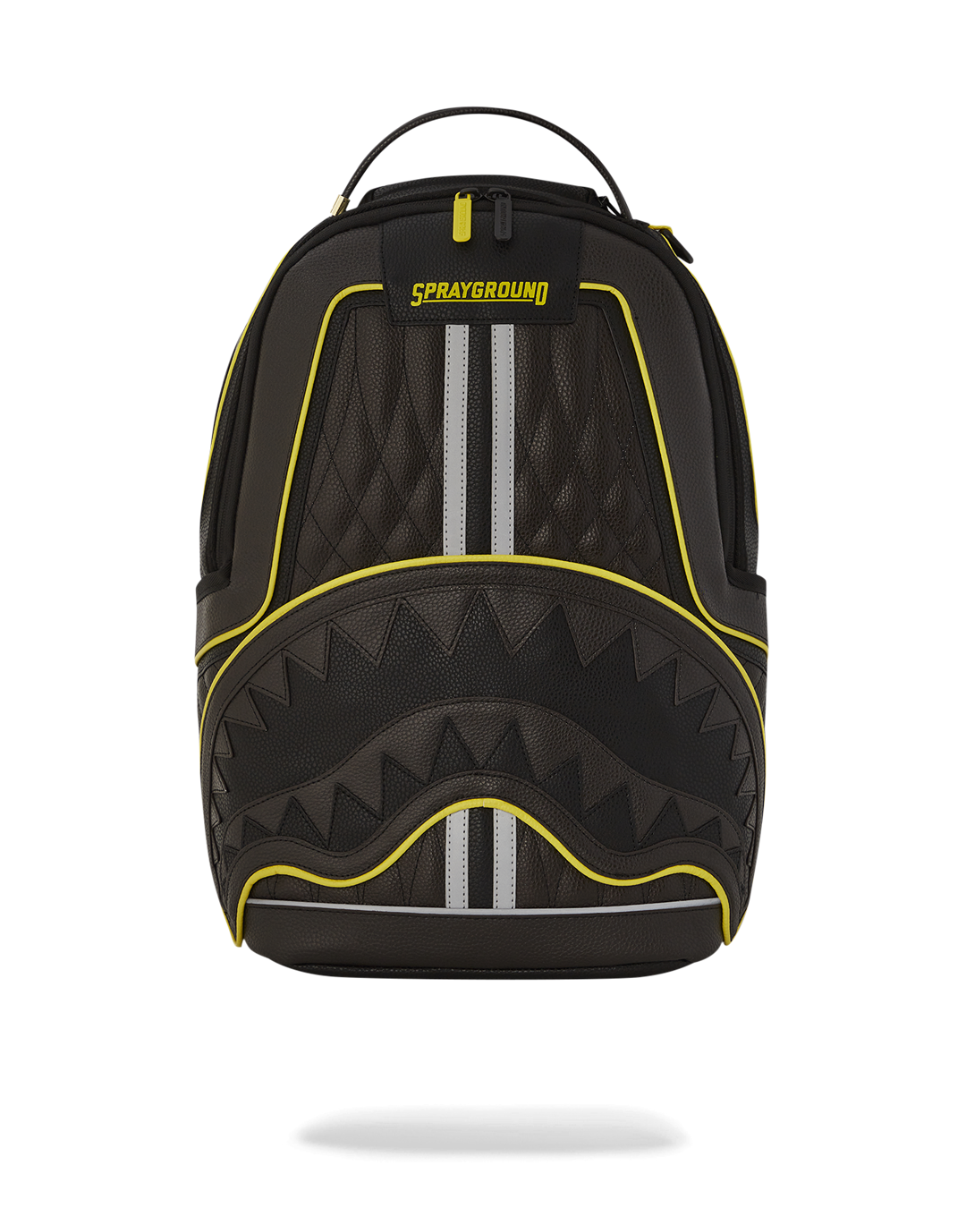 Interior view of the Sprayground backpack showing the laptop compartment