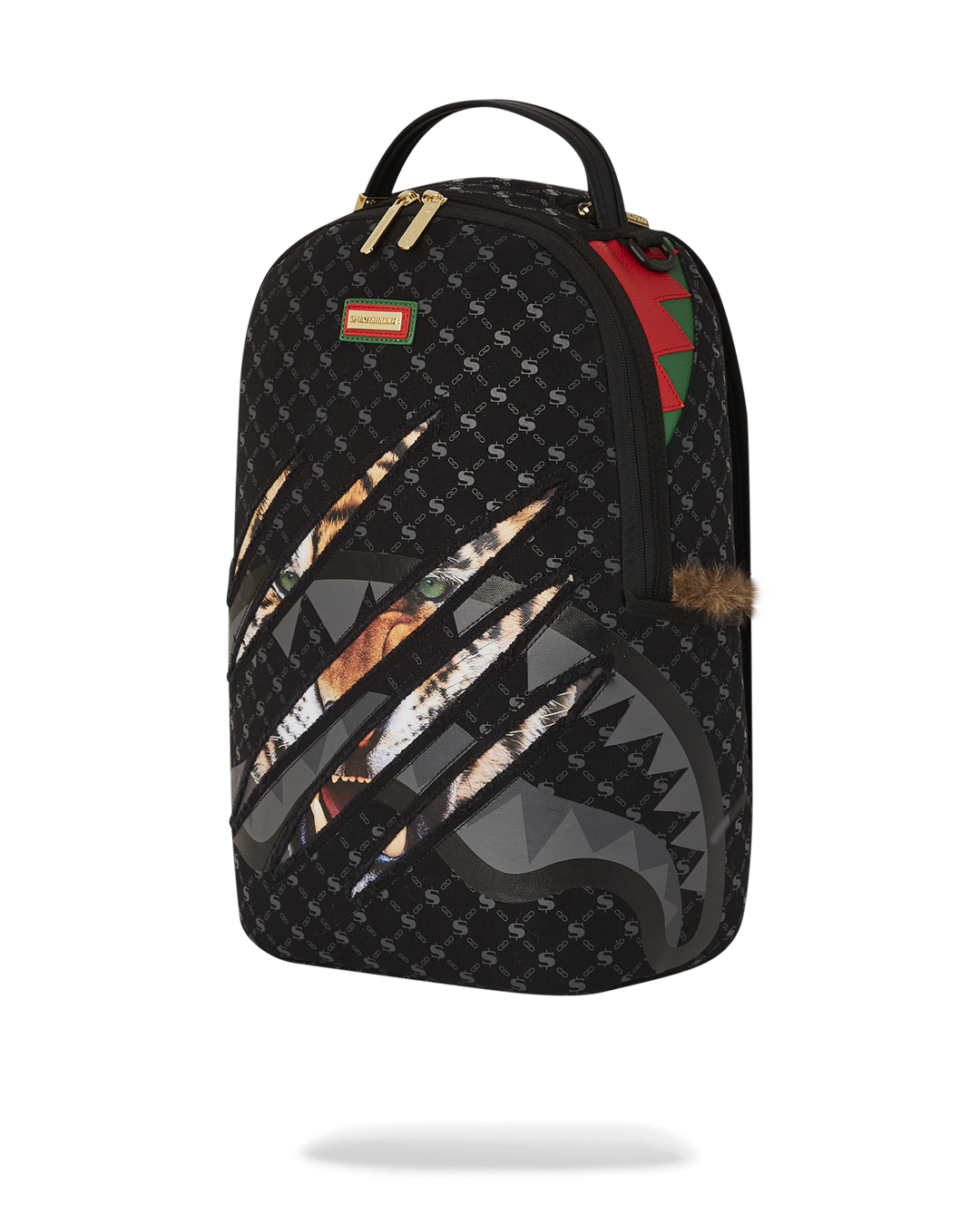 Peak design travel backpack attached to carry-on luggage at airport terminal