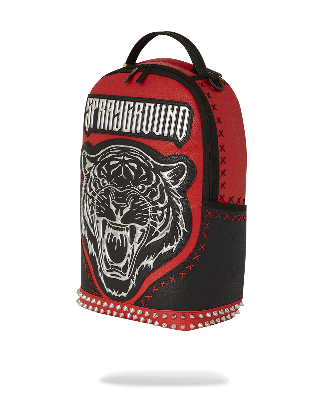 Back view of the stylish backpack with ergonomic padding and adjustable straps.