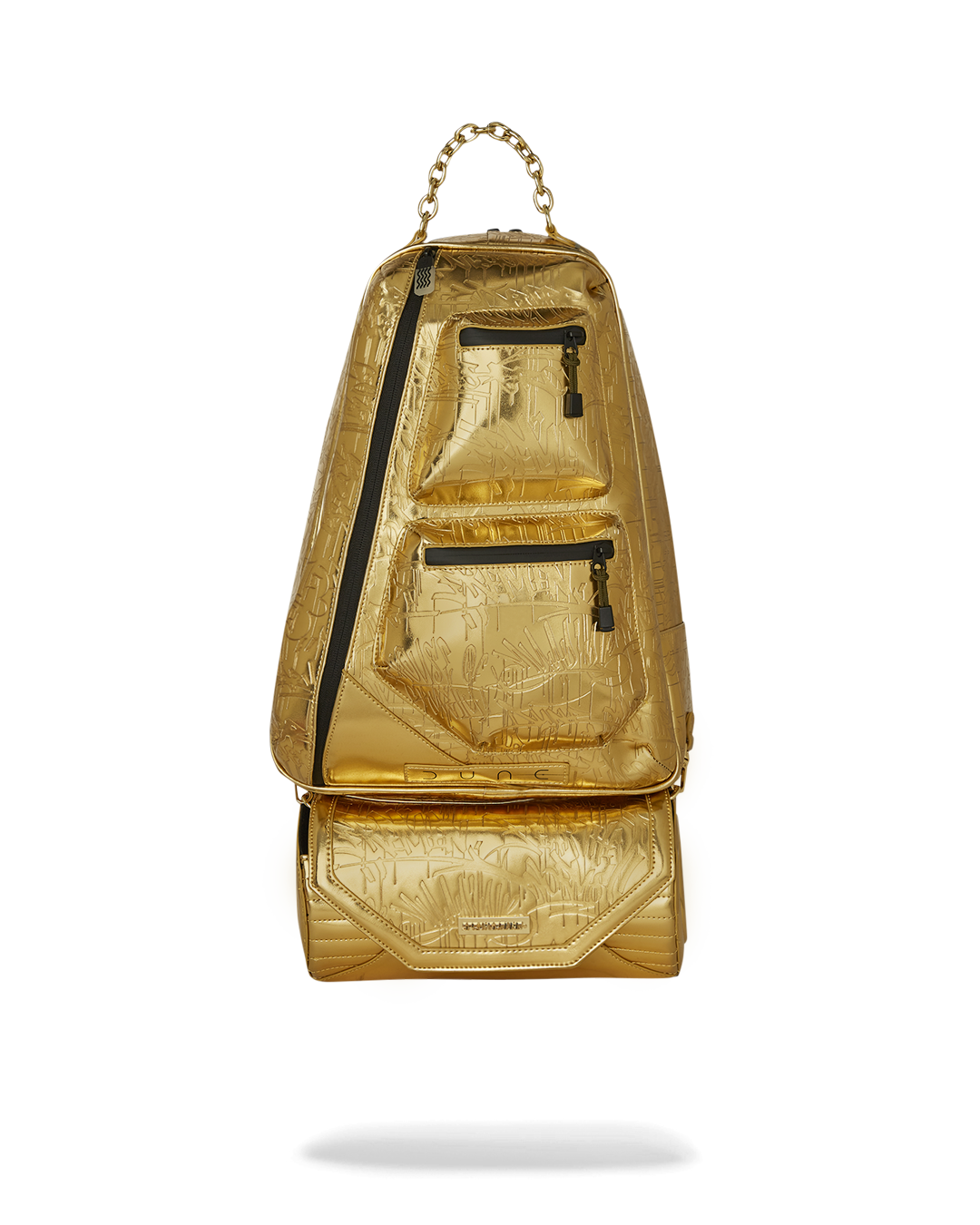 Dune Fusion Backpack showcasing its exterior pockets and design.