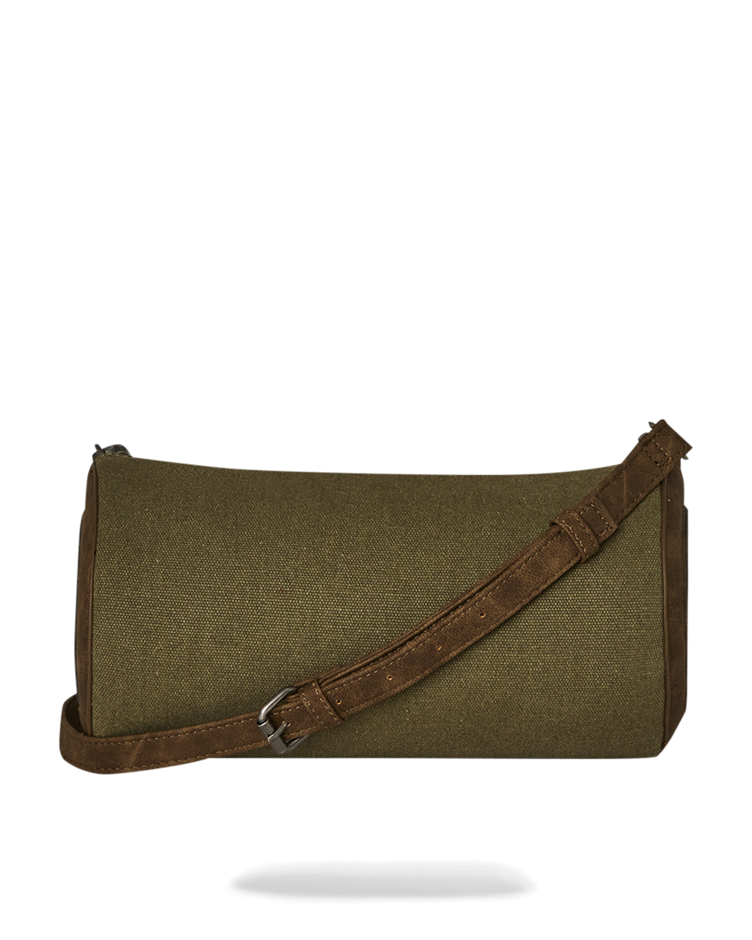 Crossbody bag detached from backpack, styled for urban daywear