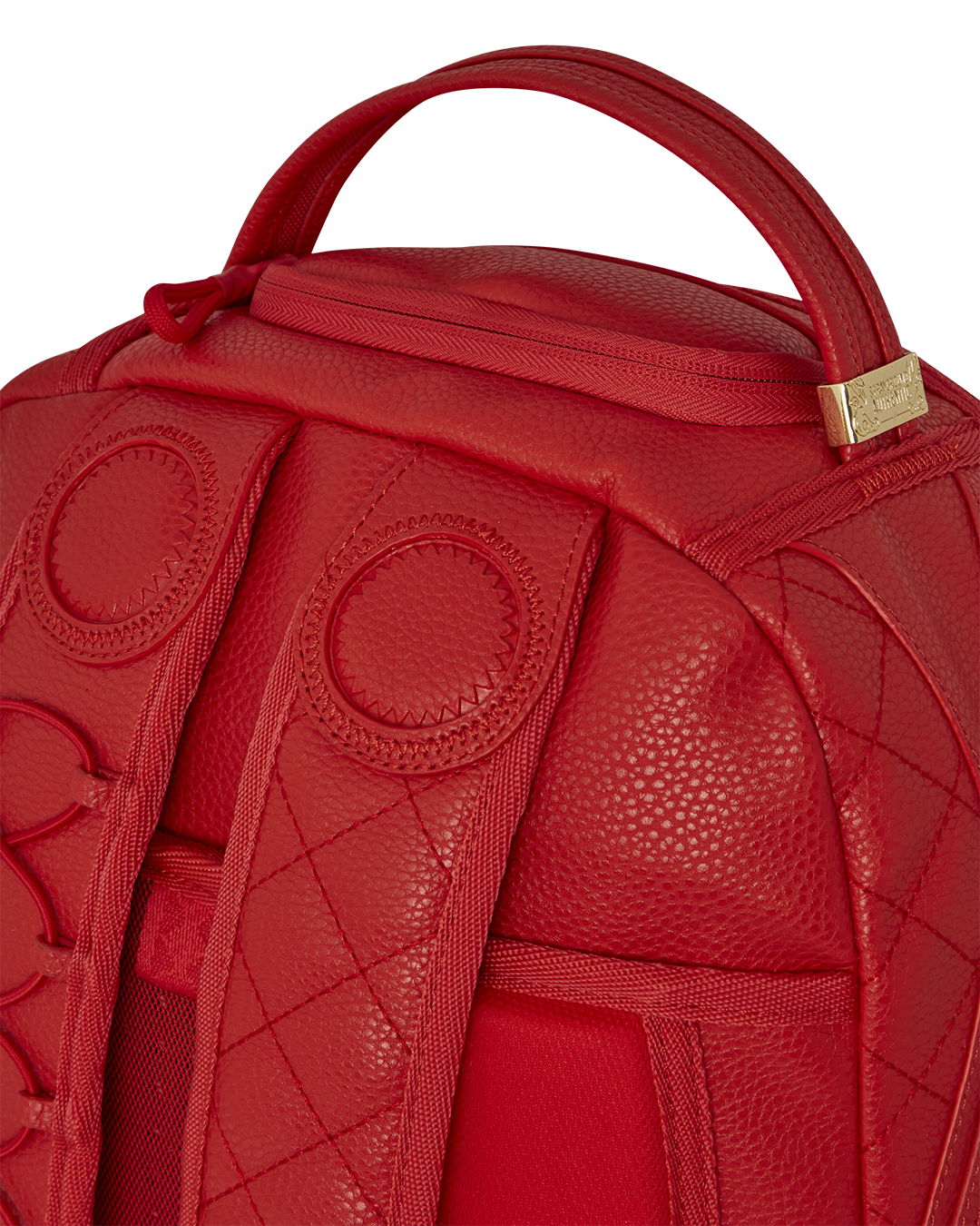 Interior layout of travel backpack showcasing velour laptop and sunglass compartments