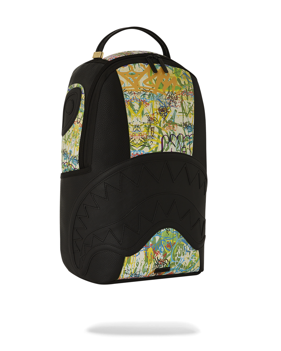 Backpack attached to rolling luggage via slide-through sleeve, ideal for airport travel.